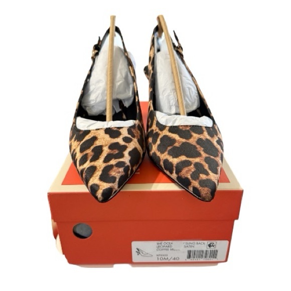 Leopard Slingback Heels · Women’s Size 10 - Picture 6 of 6